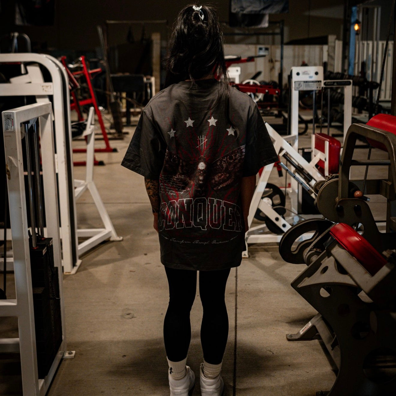 Oversized "Moth Tee" Grey