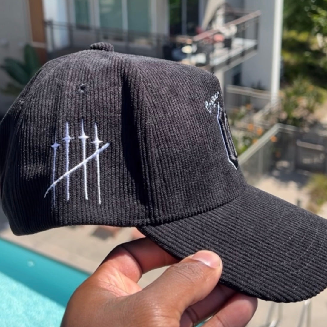 “BIG CQ” Hat - Black/Black