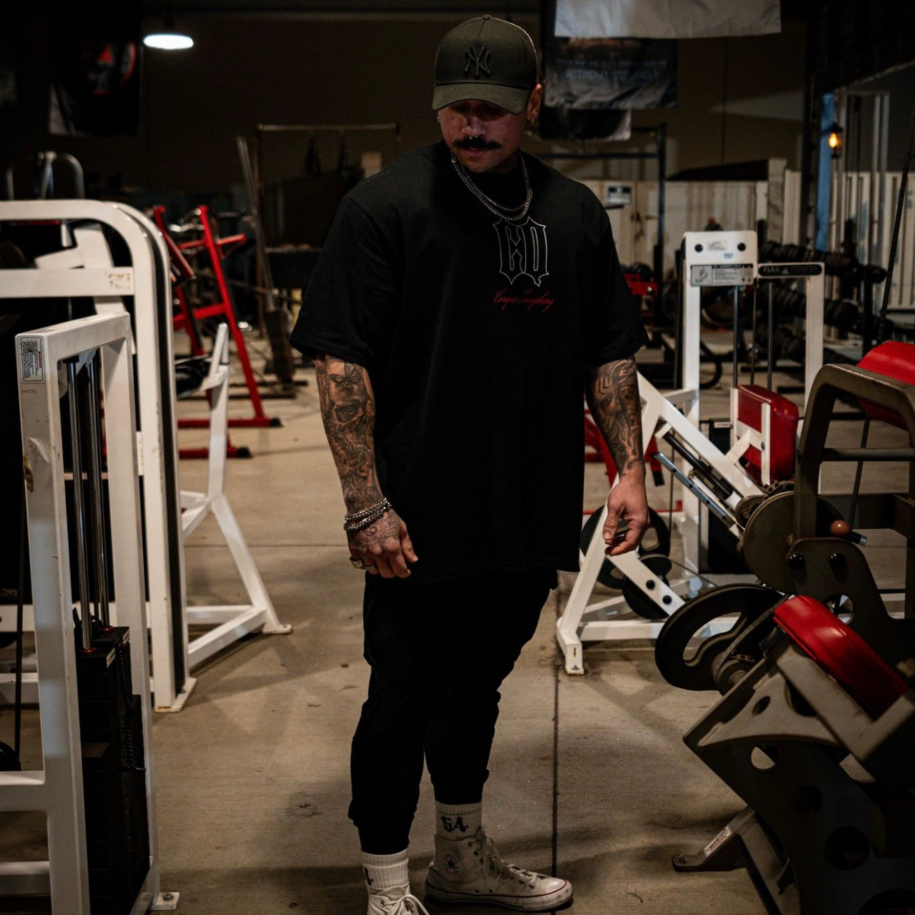 Oversized "Spartan Tee" Black