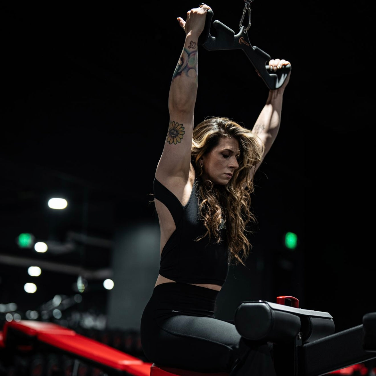 "She Conquers" Open Back Top