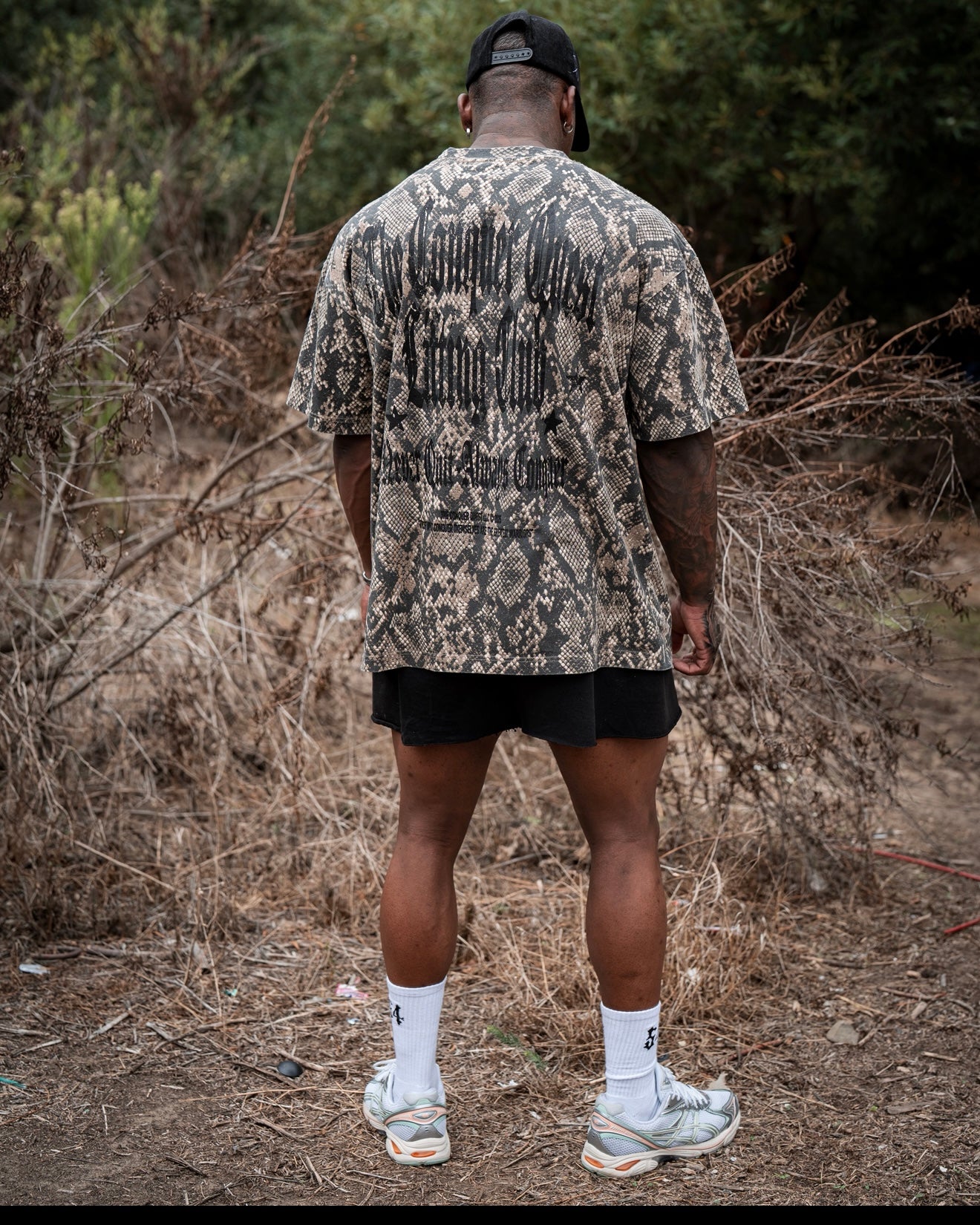Snakeskin Oversized "On The Hunt" Tee