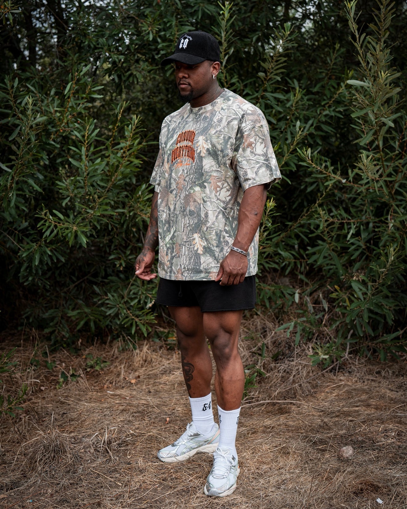 Woods Camo Oversized "On The Hunt" Tee