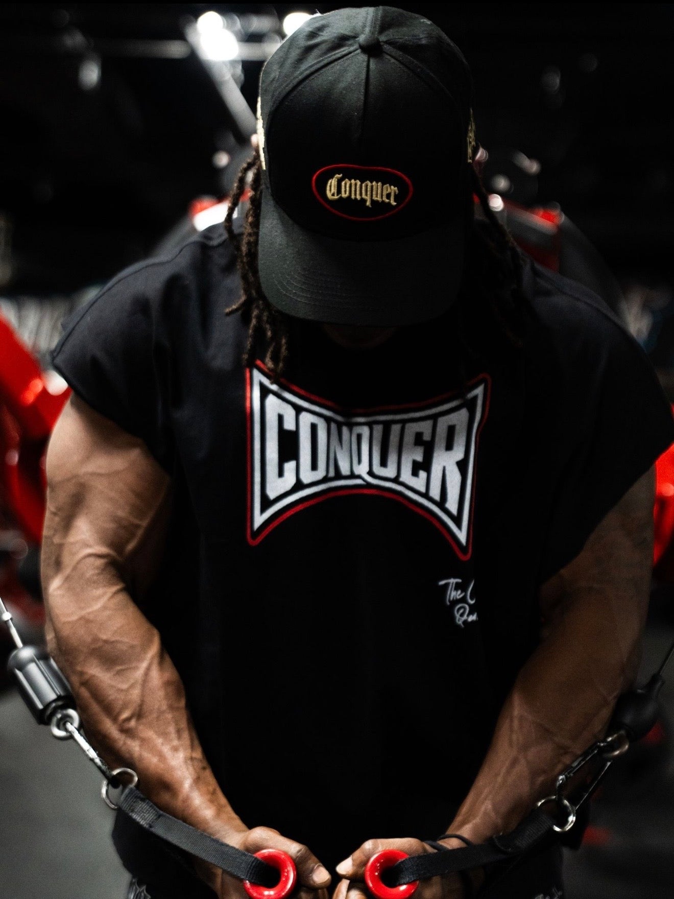 "CONQUER" Basic Tee (OVERSIZED)