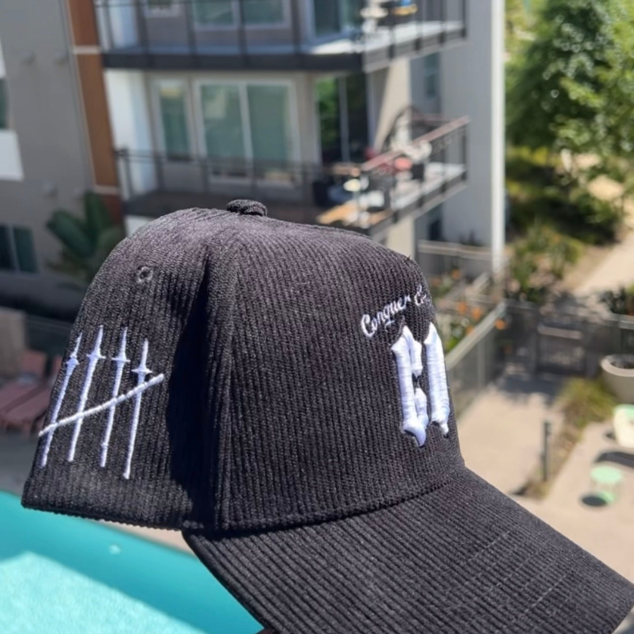 “BIG CQ” Hat - Black/White