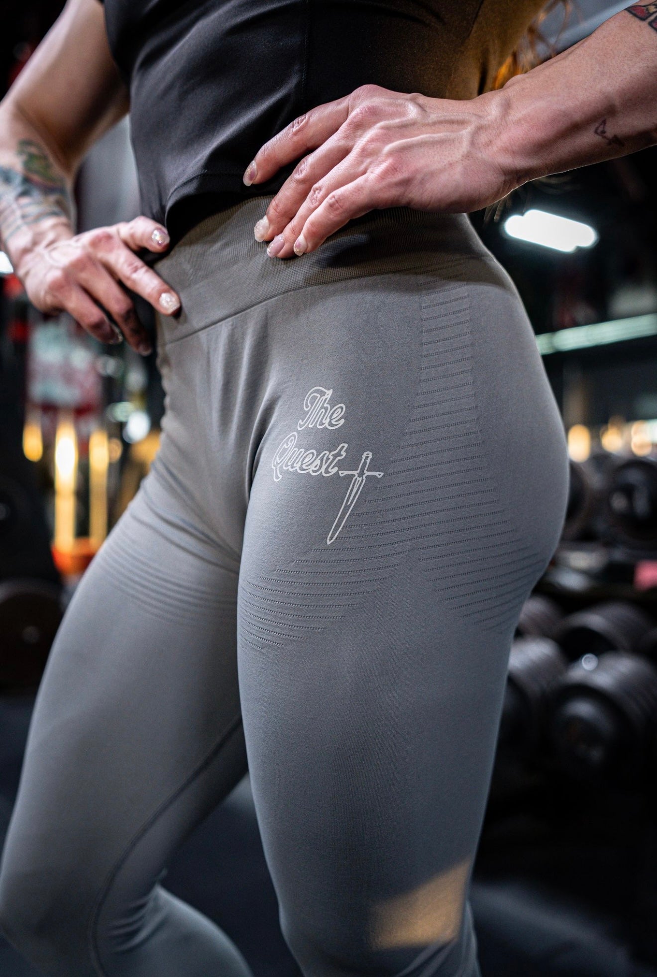 Grey “The Quest” Leggings