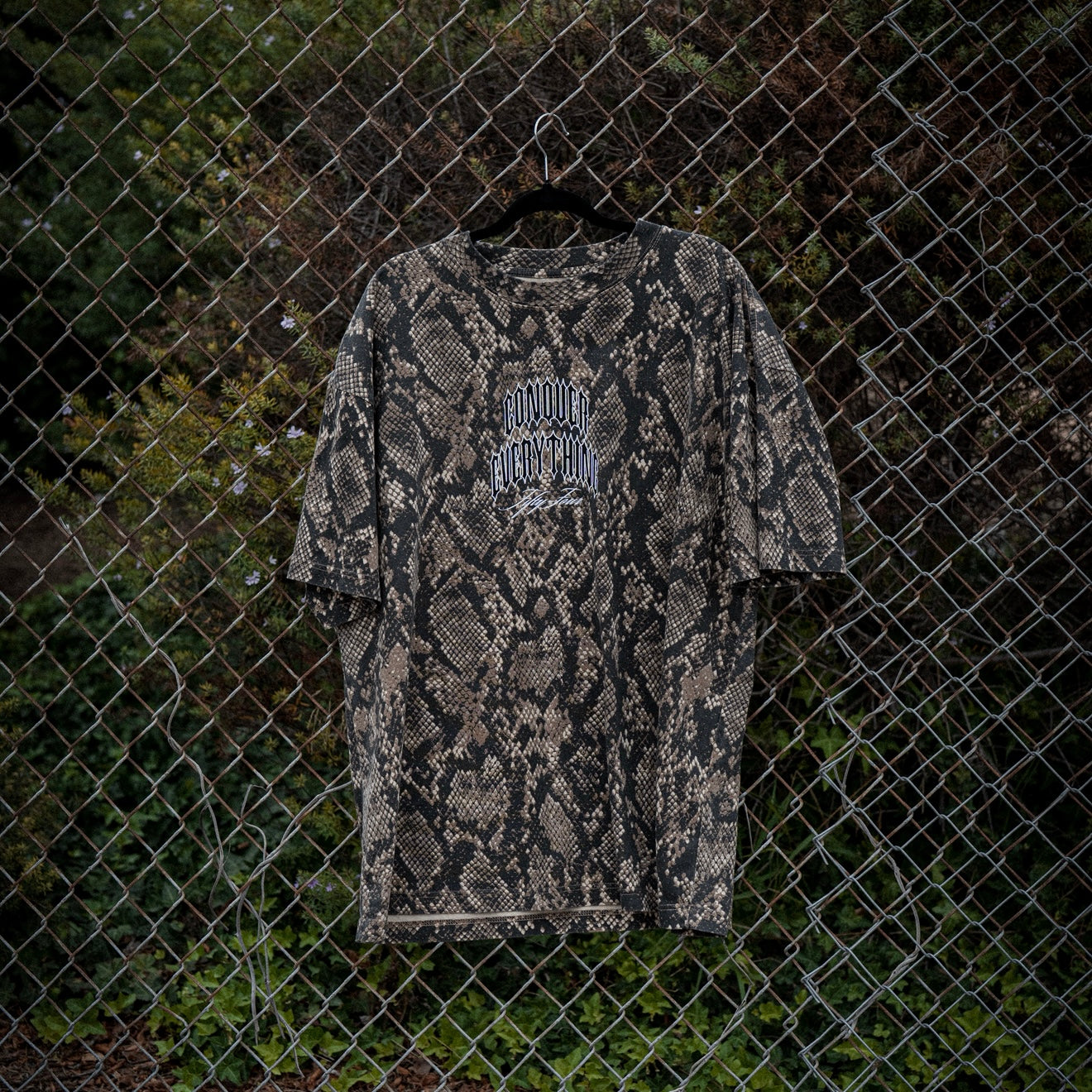 Snakeskin Oversized "On The Hunt" Tee