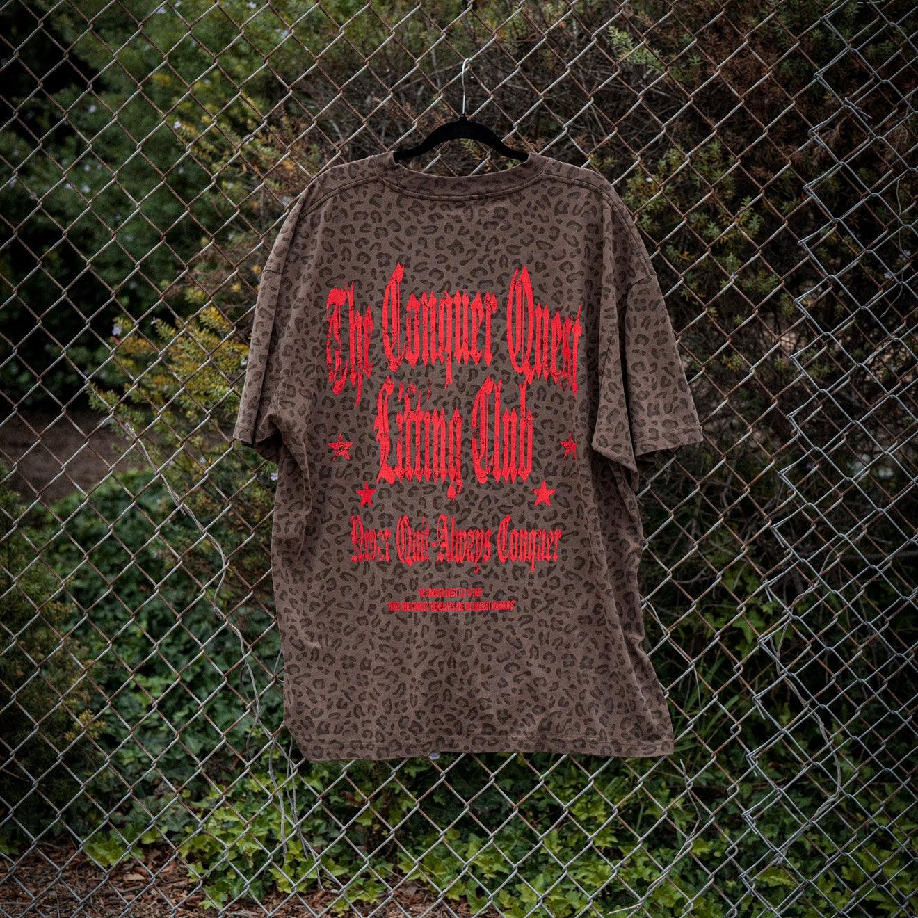 Leopard Oversized "On The Hunt" Tee