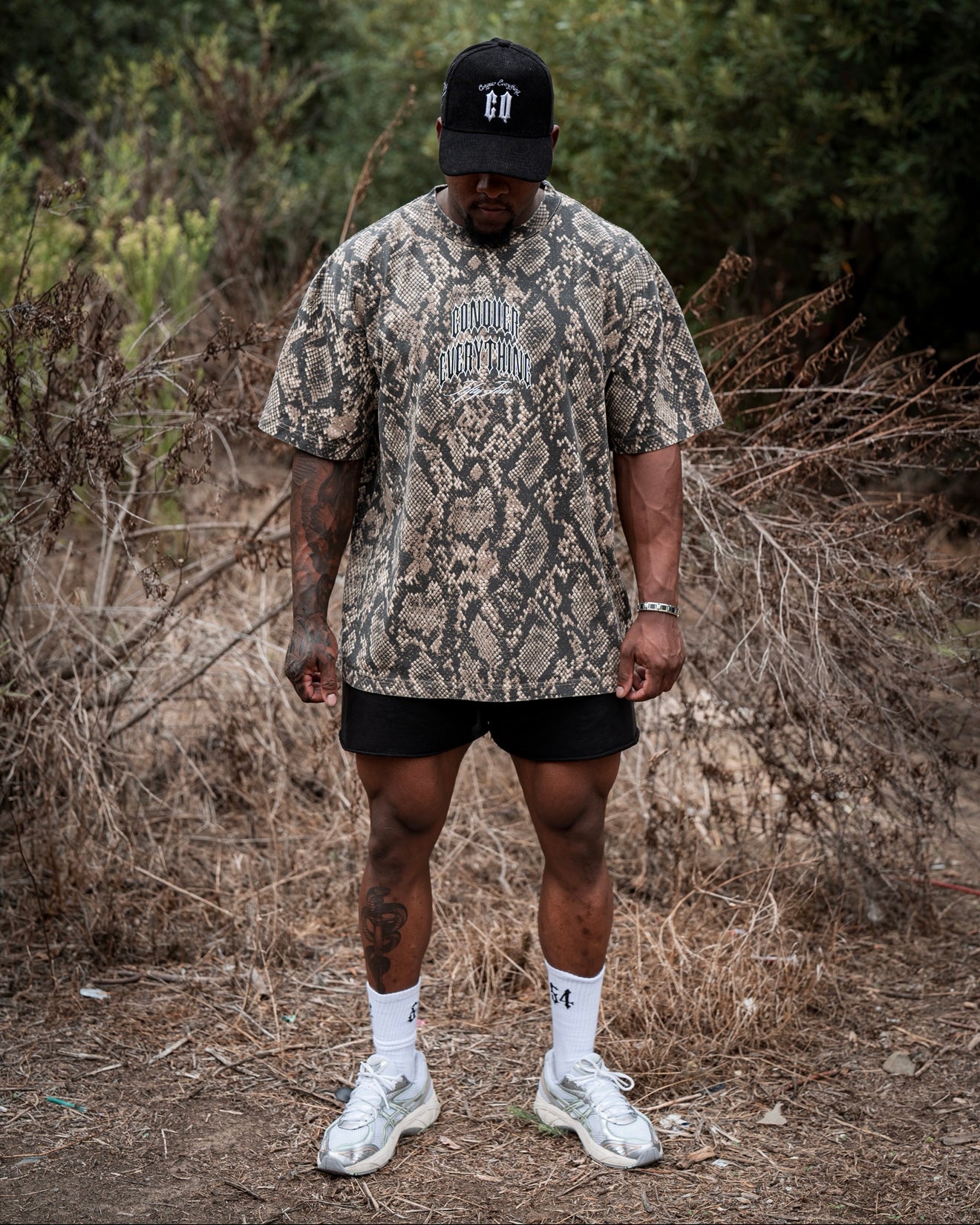 Snakeskin Oversized "On The Hunt" Tee