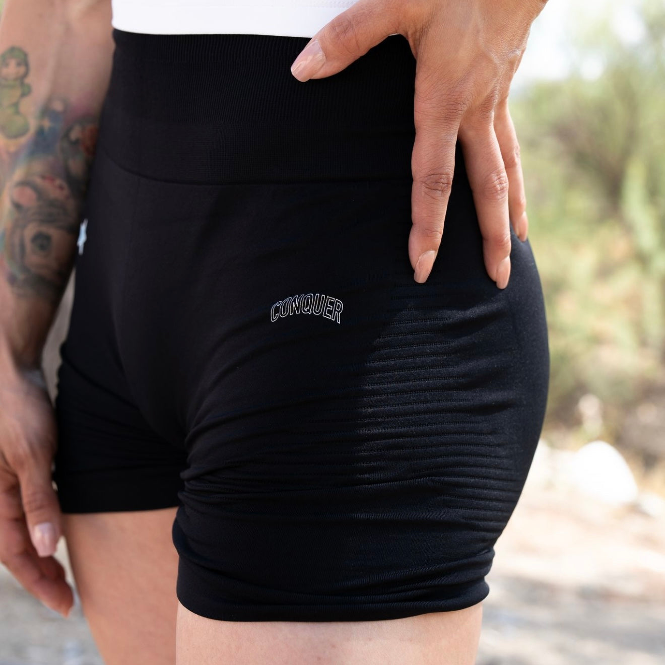 Black “Stars” Shorts