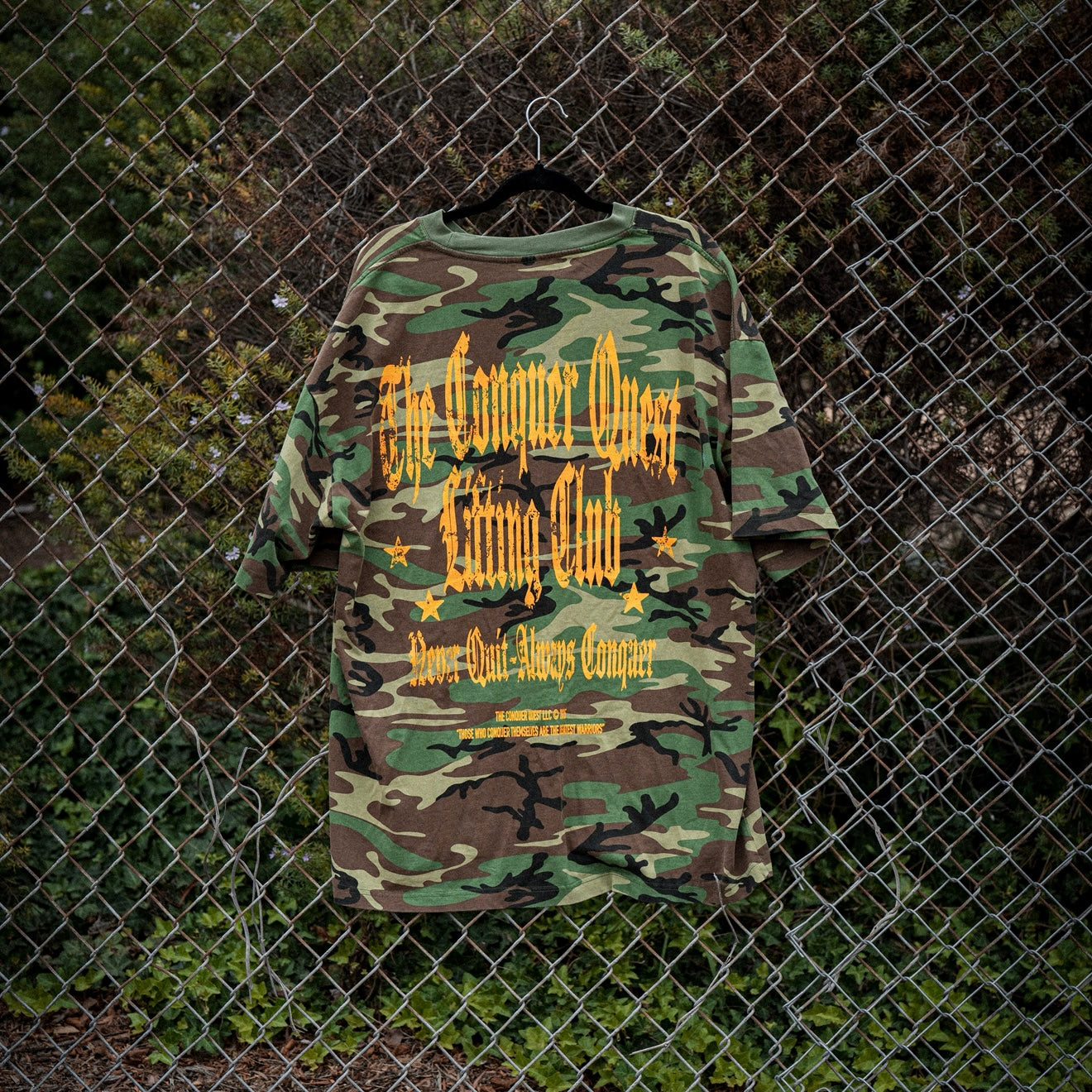 Army Camo Oversized "On The Hunt" Tee