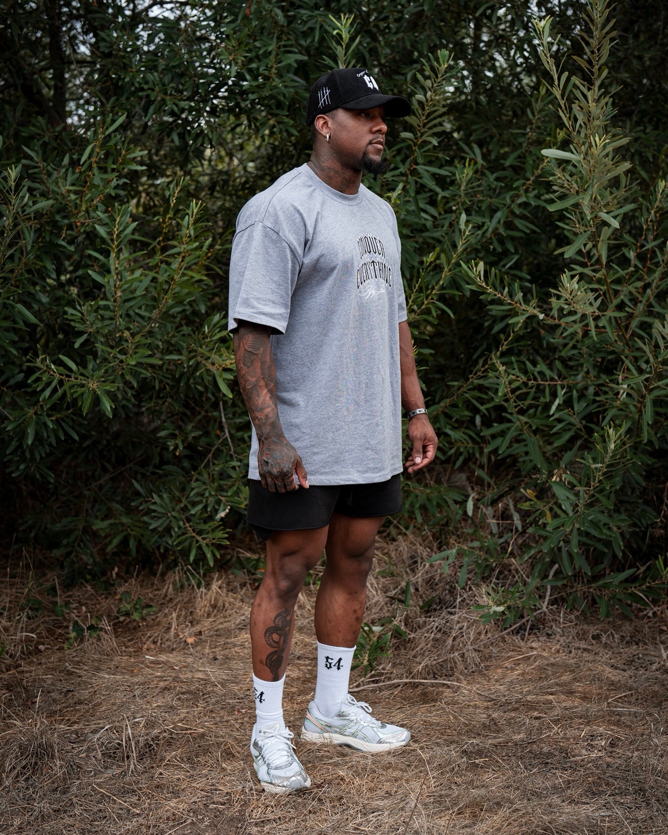 Heather Grey Oversized "On The Hunt" Tee