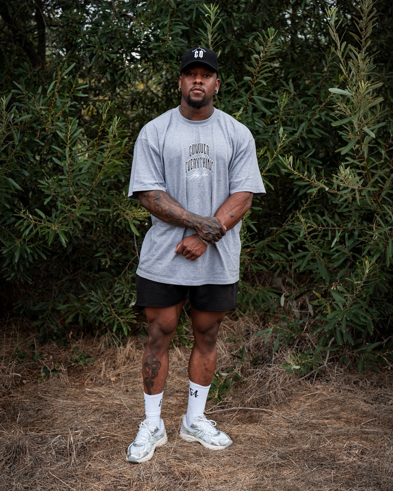 Heather Grey Oversized "On The Hunt" Tee