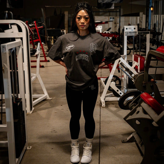 Oversized "Moth Tee" Grey