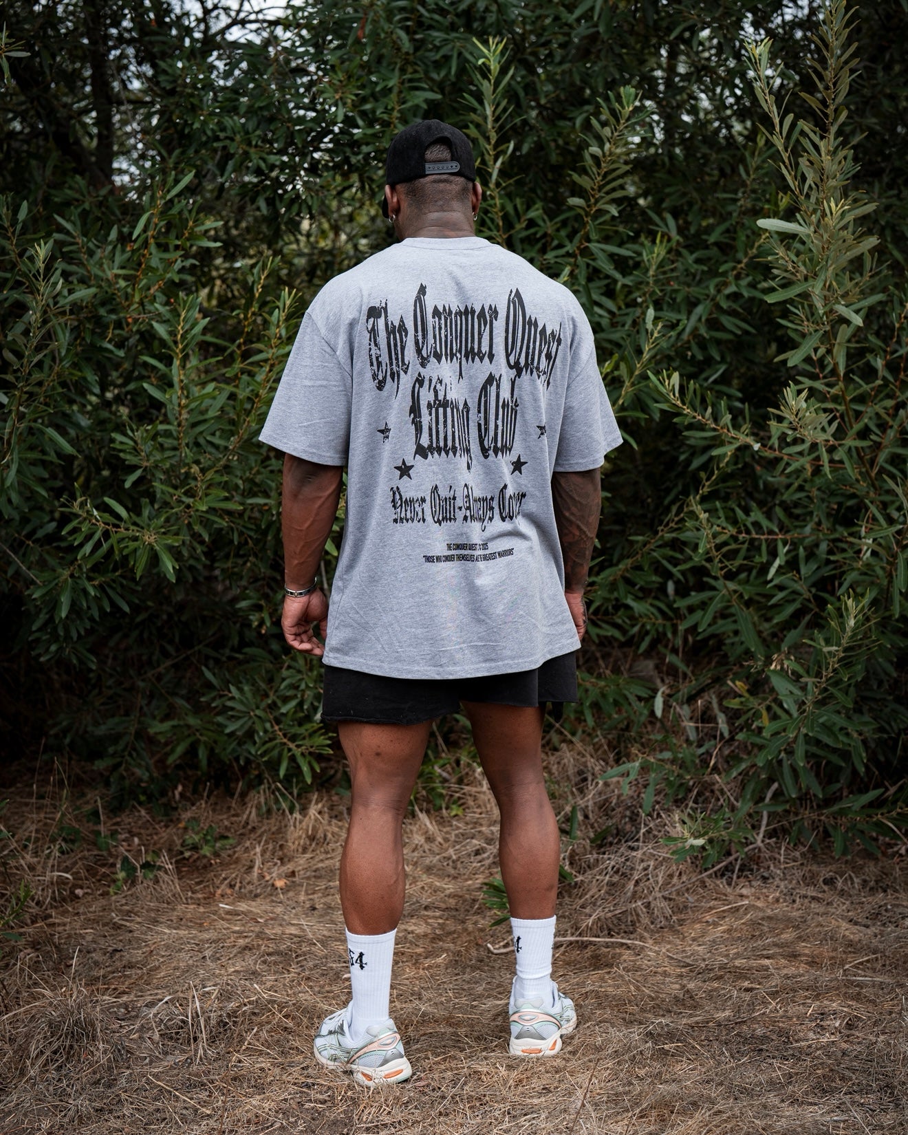 Heather Grey Oversized "On The Hunt" Tee