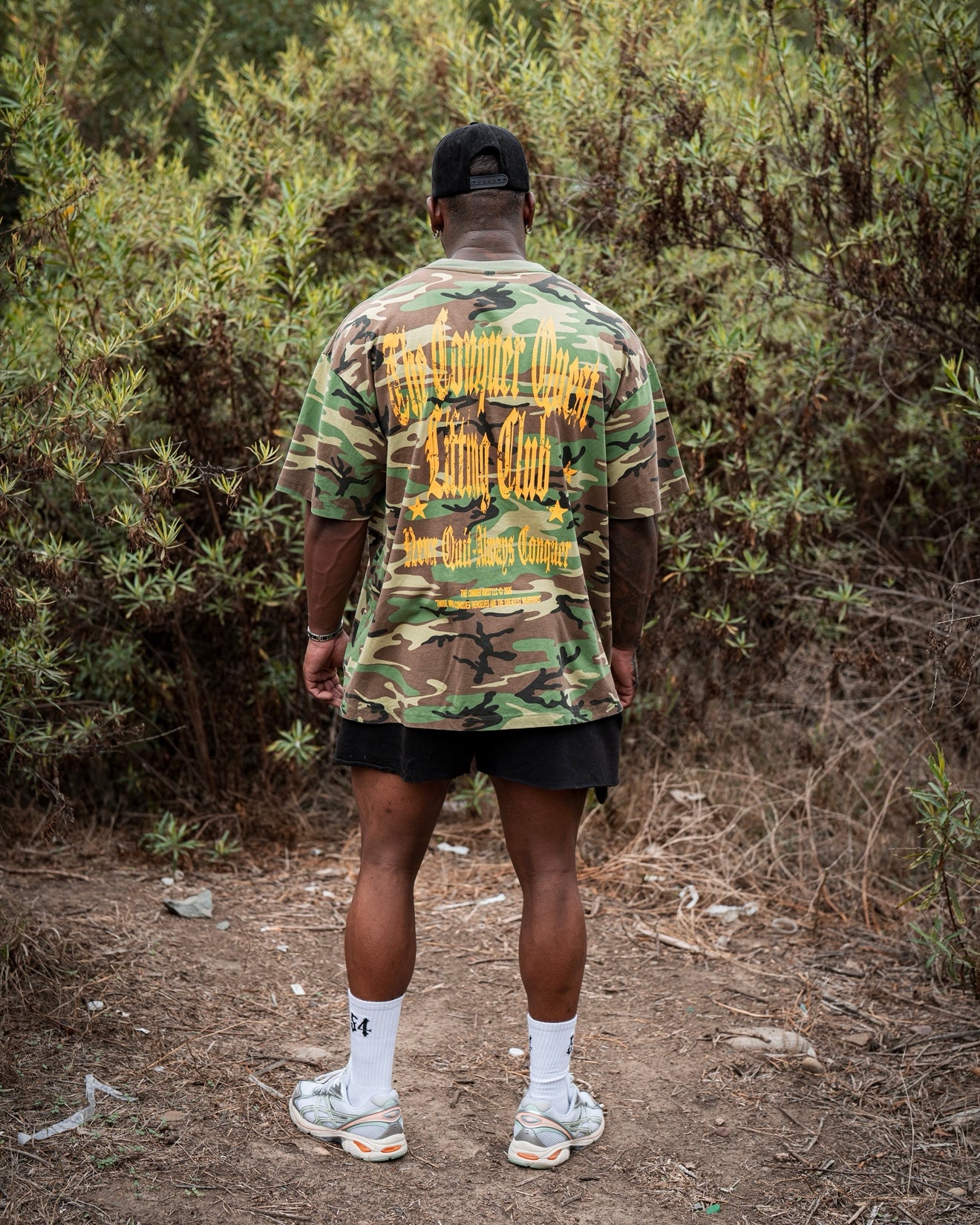 Army Camo Oversized "On The Hunt" Tee