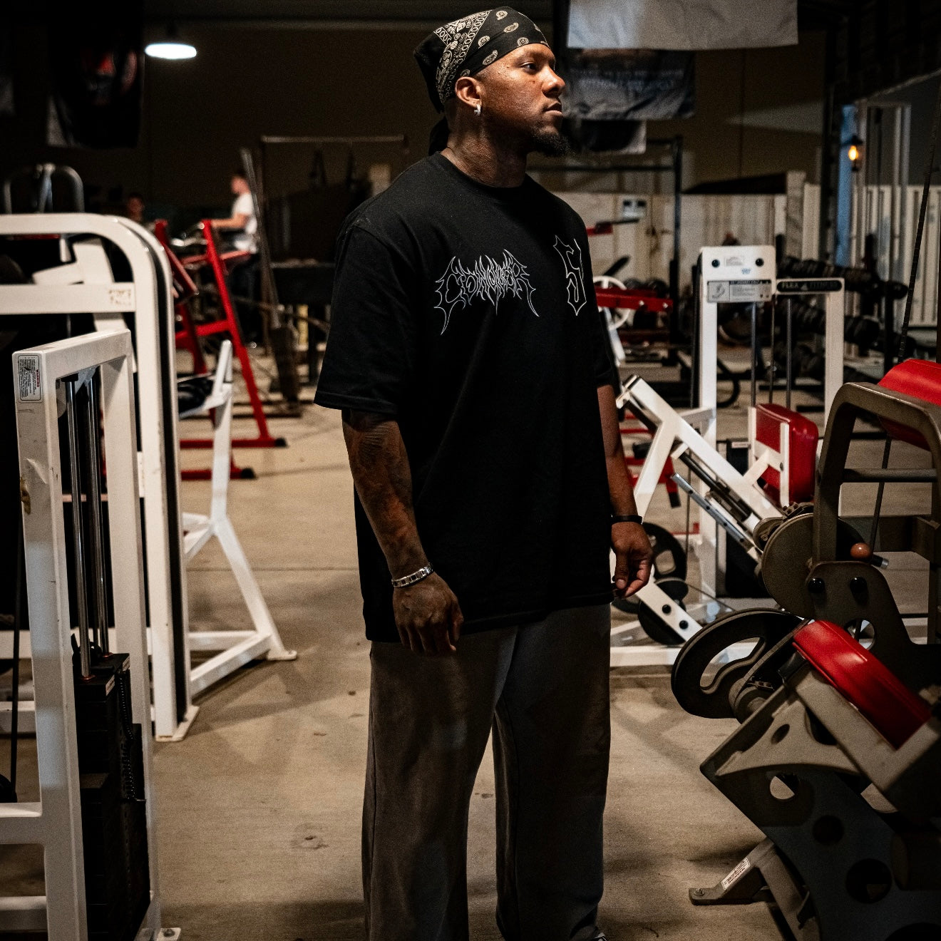 Oversized "Warriors Tee" Black